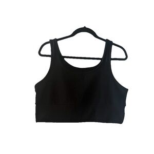 BASS Outdoor Activewear Crop Top Size XL Black Super Soft Material